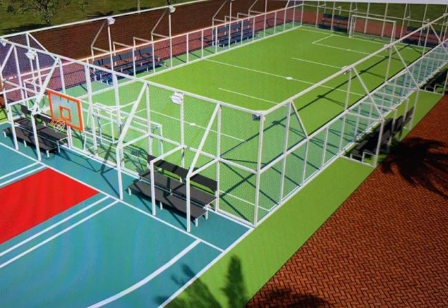 Porecatu busca recursos para revitalização do Ginásio do Bela Vista e construção de nova Areninha 